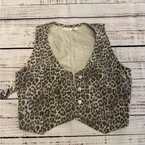 Altar'd State Animal Print Vest